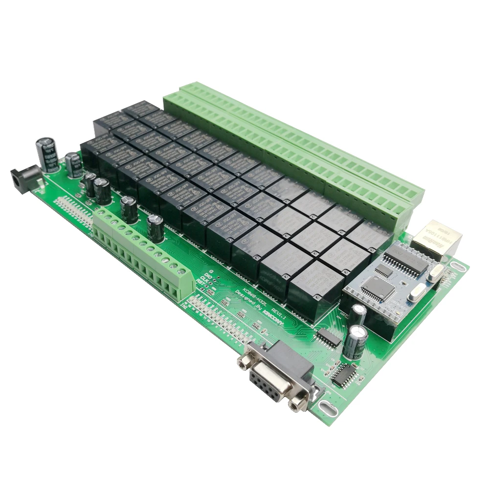 32 канала Ethernet триггерный релейный модуль с GPIO RJ45 RS232 TCP IP|Модули для умного дома| |