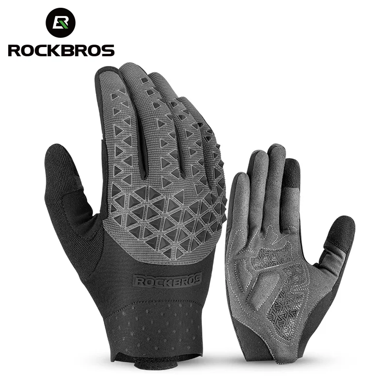

ROCKBROS Cycling Gloves Bicycle MTB Gloves Long Finger Road Bike Gloves Comfortable Cycling Equipment Motobike Accessory