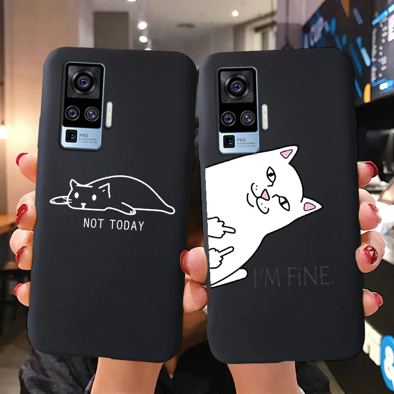 

Silicone Matte Cases For VIVO X50 Pro Candy Fundas On VIVO X30 X27 X23 Symphony X21 X20 X9S X9 X7 Plus Painted Soft Phone Covers