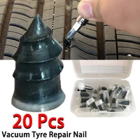 20pcs vacuum tyre repair nail for car trucks motorcycle scooter bike tire puncture repair tubeless rubber nails
