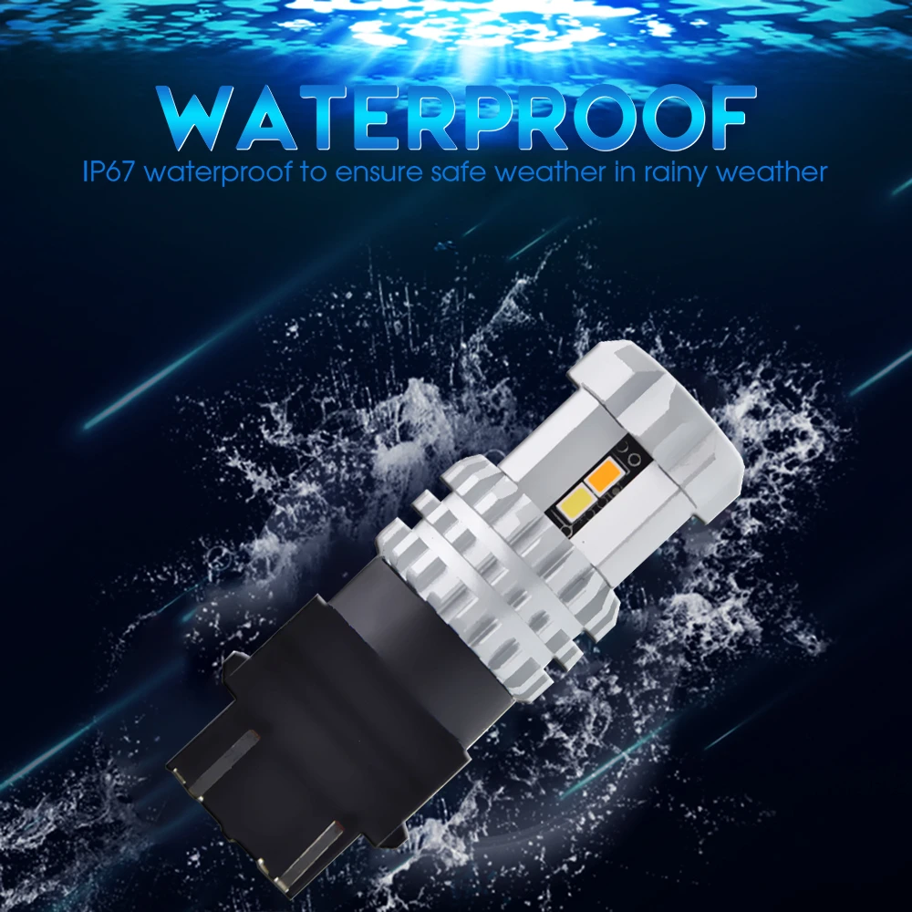 Комплект из 2 предметов новые 1157/BAY15D 3157 7443 Светодиодные лампы для стоп сигнала и