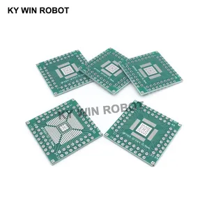 5 шт., переходник QFP 32 40 48 56 64 SMT к DIP64, плата преобразователя печатной платы, 0,50,8 мм