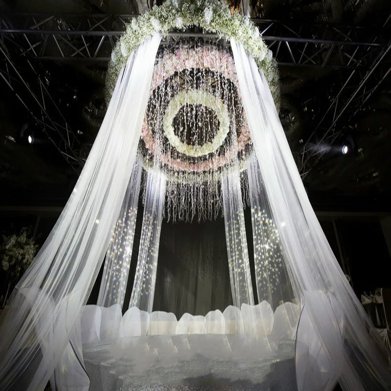 Прозрачная органза свадебное украшение праздничное платье женское сделай сам