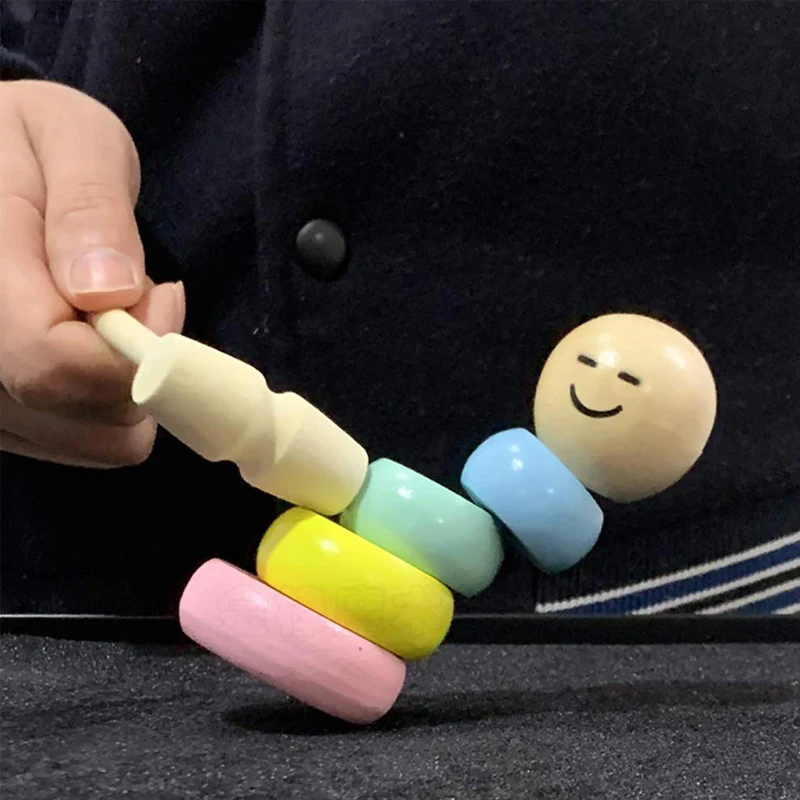 1 Набор Небьющийся деревянный человек иммортальная Дарума волшебная игрушка