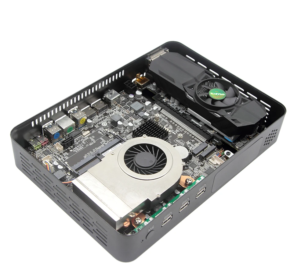 Причастником B19 игровой компьютер i5 9400F GTX1050TI 4 Гб выделенная карта DDR4 Мини ПК Windows 10 Настольный ПК 2* HDMI 2,0 1* DP 1* DVI