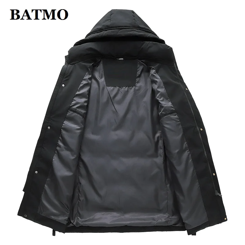 BATMO 2019 Новое поступление зимние высококачественные куртки с капюшоном на 90% белом