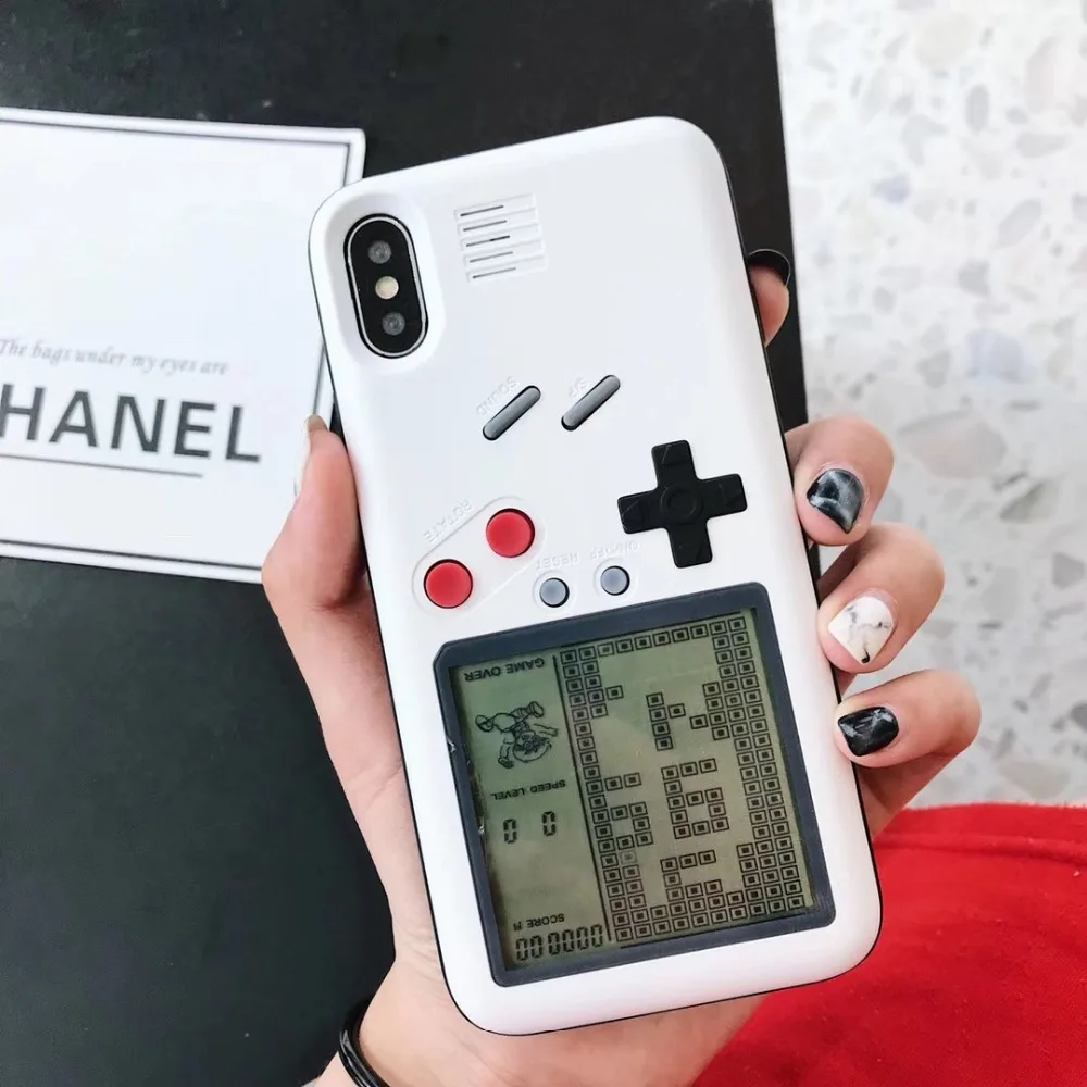 Ретро Teris Gameboy чехол для телефона для iPhone 11 Pro Max X XS MAX XR Мягкий ТПУ чехол для мальчика чехол для игры для Iphone 6 6S 7 8 Plus Capa