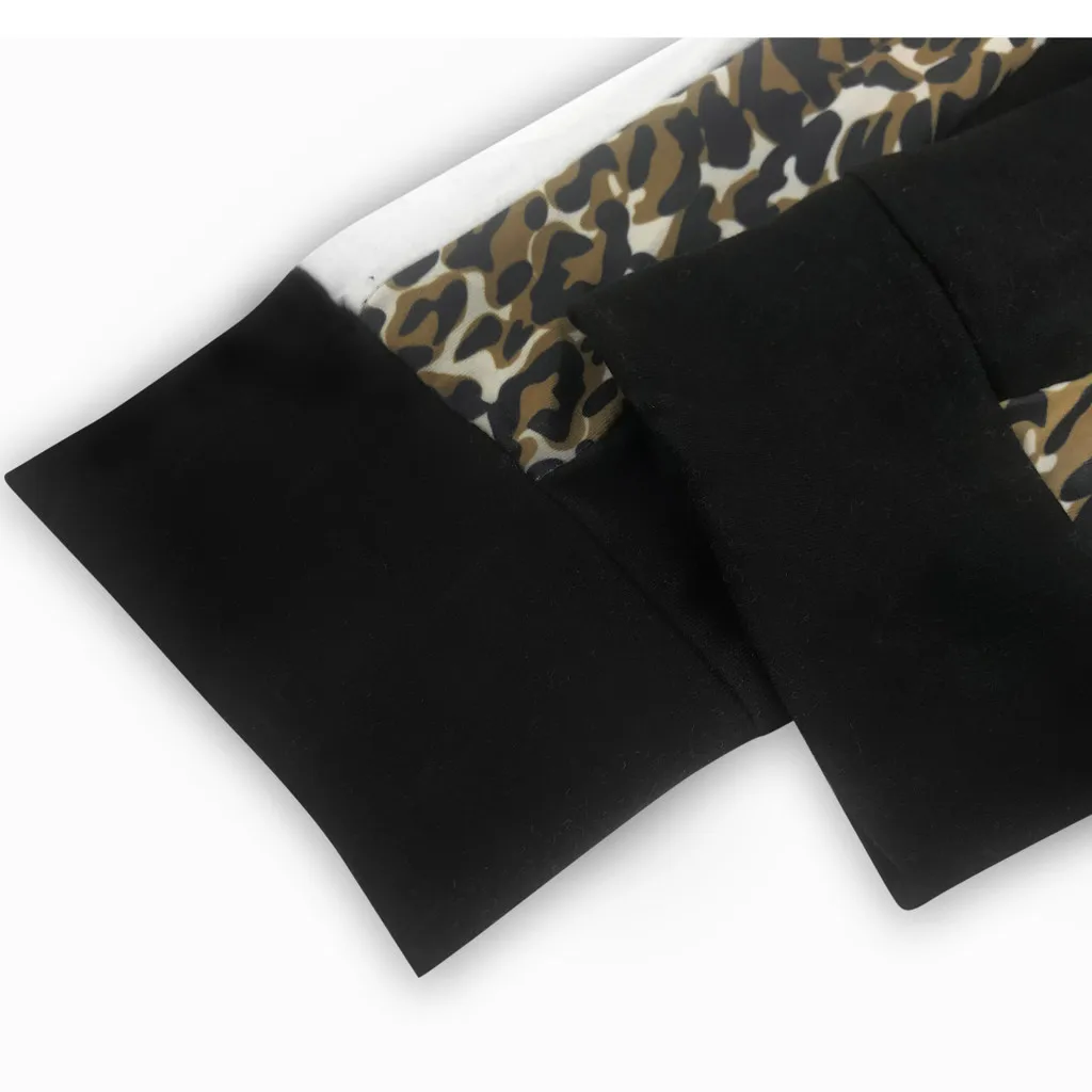 Женский спортивный костюм Perimedes сексуальный свитшот с леопардовым принтом и