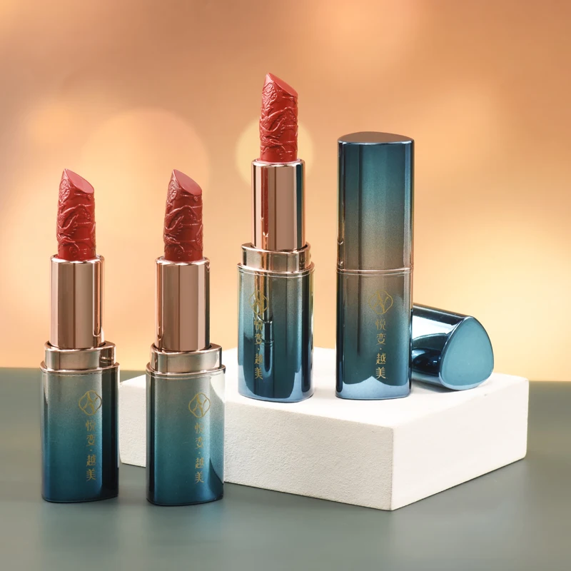 

Matte Velvet Carved Lipstick Long-lasting Waterproof Lip Glaze Moisturizing Non-stick Cup Lip Makeup Cosmetics TSLM2