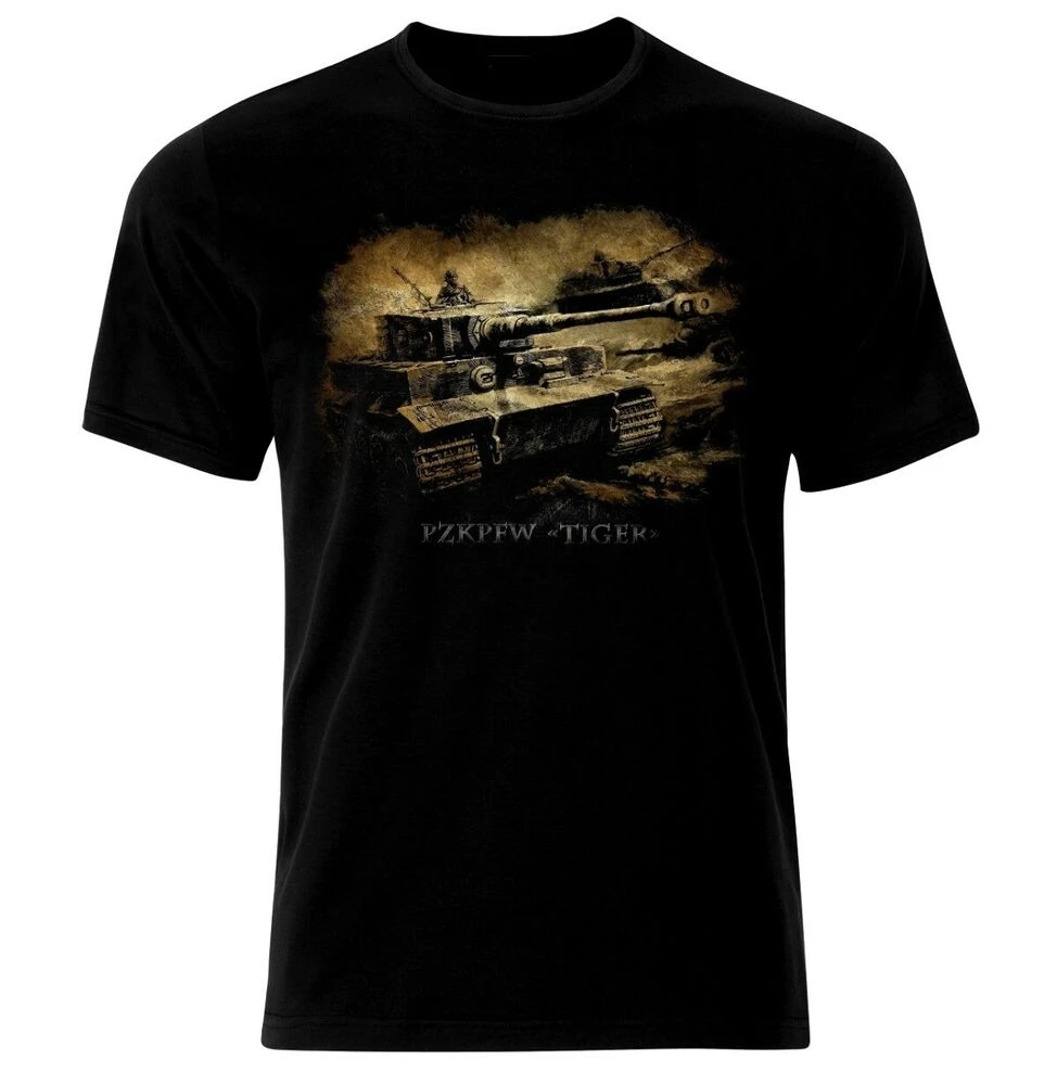 Футболка немецкой армии Panzer Tiger Tank WW2 Вермахт|Мужские футболки| |