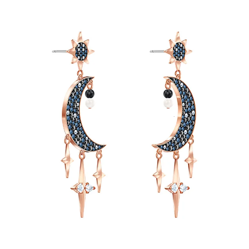 Набор женских корейских серег с изображением загадочной Луны | Украшения и