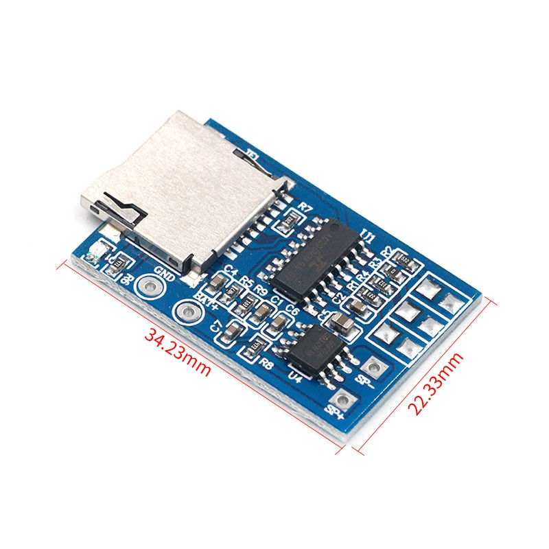 Модуль мини MP3-плеера TF-карта MP3 звуковой модуль голосовой для Arduino GM питания