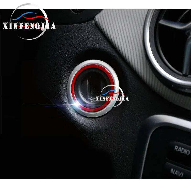 Сплав зажигания ключ запуска двигателя кольцо Крышка отделка для всех Mercedes-Benz