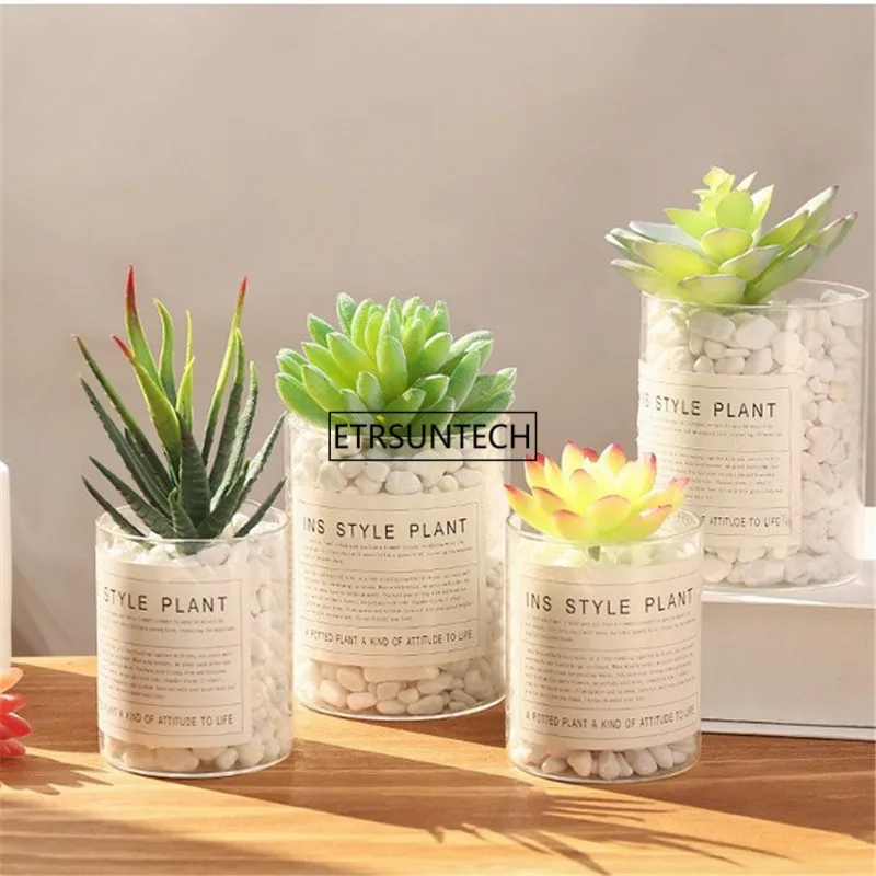 Искусственные растения суккуленты искусственные тропические кактусы Декор для