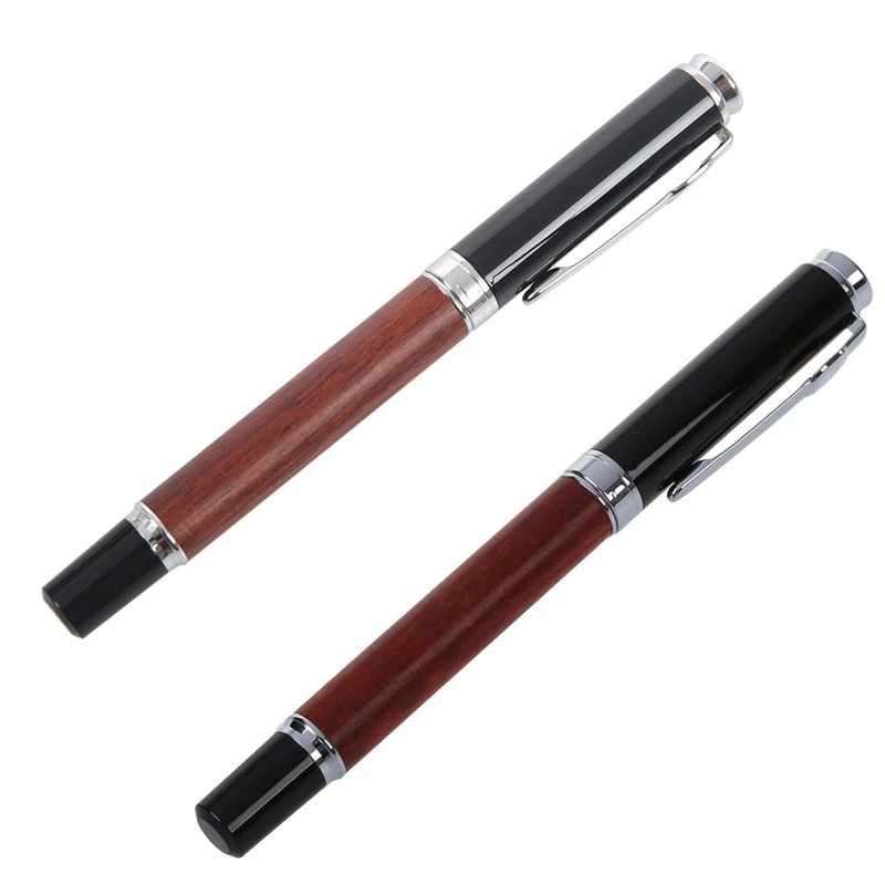 Jinhao 2 шт авторучка деревянная баррель Винтажный стиль международный стандарт 8812