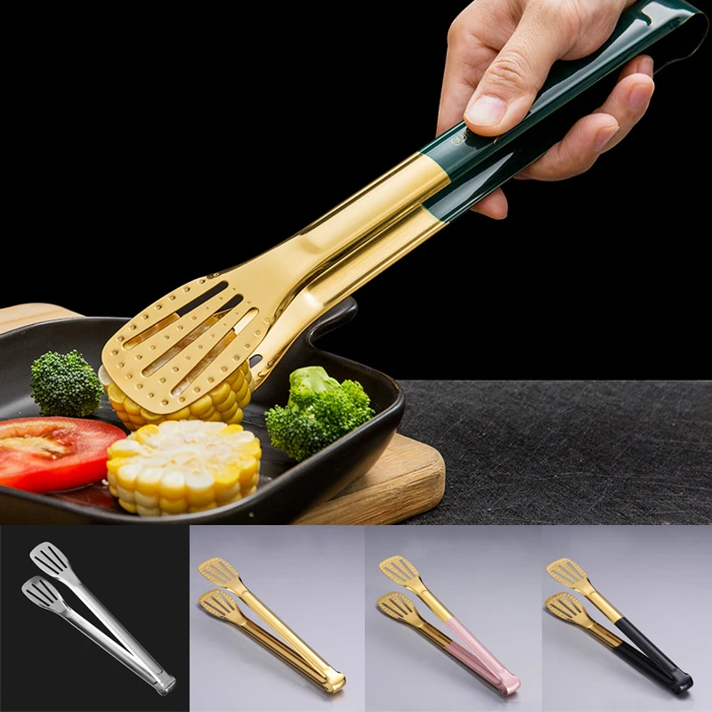 

Нескользящий зажим из нержавеющей стали для барбекю, мяса, салата, пицца, зажим для хлеба, Сервировочные щипцы, кухонная утварь