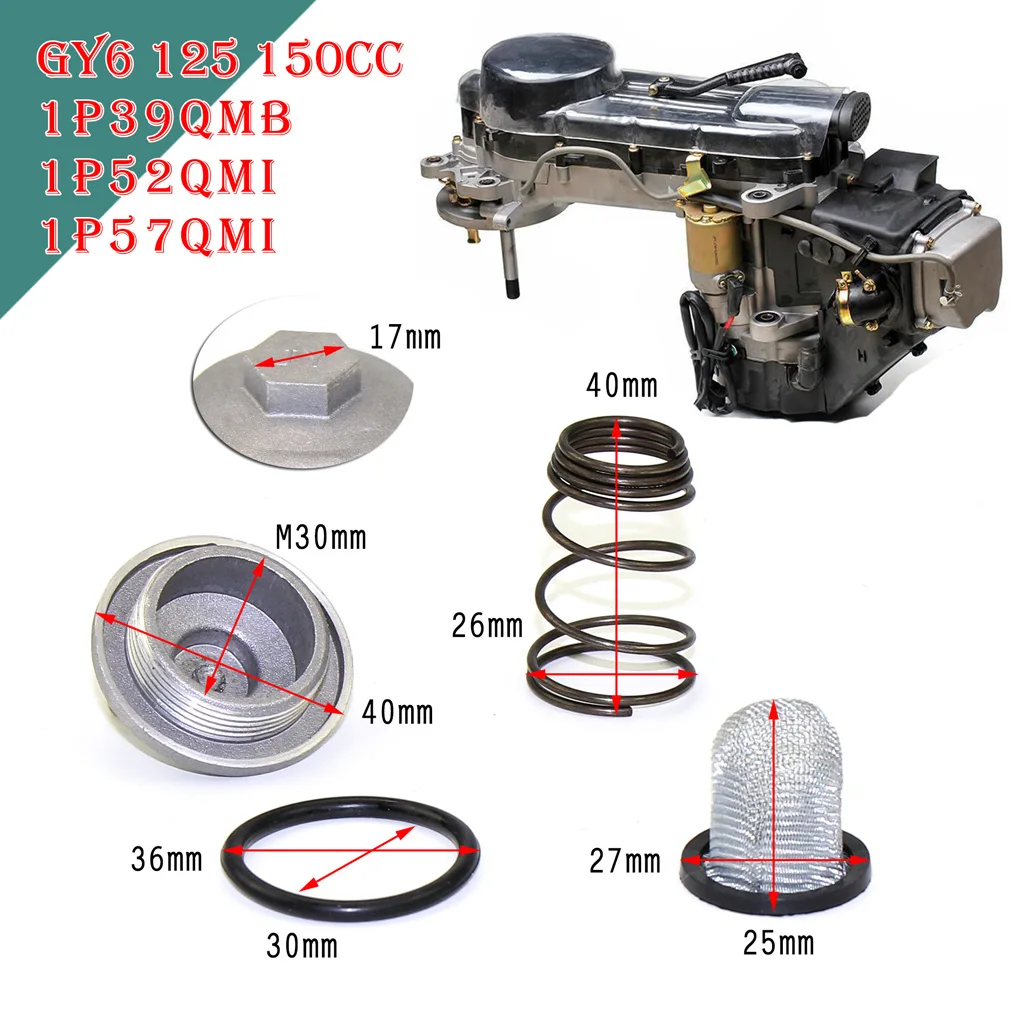 

1 Piece Drain Plug Roller Drain Plug Oil Filter Universal for GY6