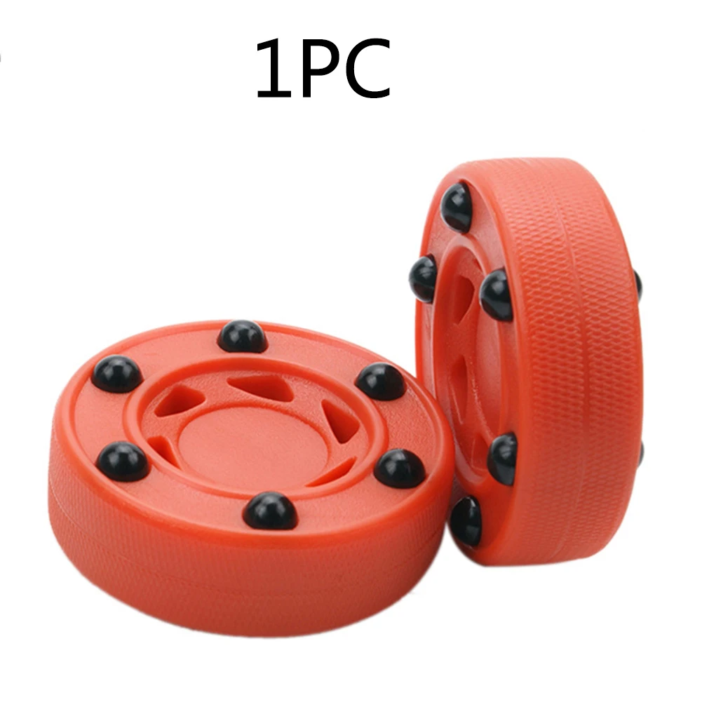 

ABS Perfectly Balance Professional Orange Anti Roll Roller Hockey Puck Accessories Practice Durable Round High Density Wheels