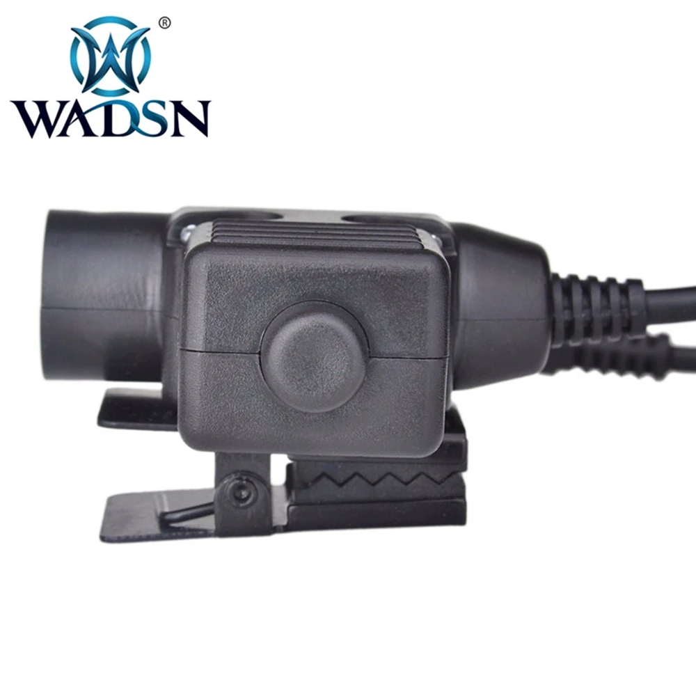 WADSN тактические наушники U94 PTT для KENWOOD Plug Walkie Talkie BaoFeng UV-82 радио гарнитура u94 ptt Softair аксессуары WZ113