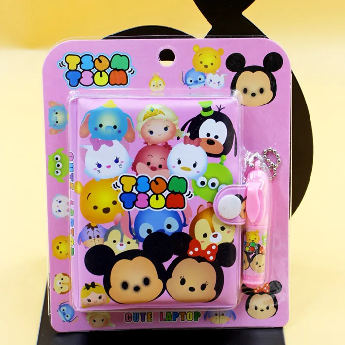 Мини-ноутбук Микки ЦУМ + Шариковая ручка Disney милая мультяшная записывающая