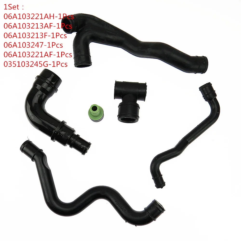 SCJYRXS для VW Golf Bora MK4 06A103221AH 06A103213AF 06A103213F 035103245G комплект шлангов выхлопных газов
