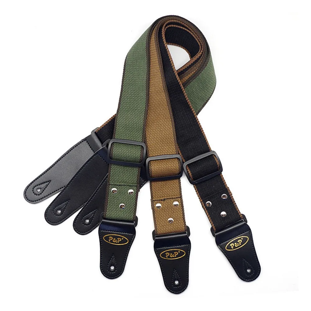 

Universal Guitar Strap Adjustable Electric Acoustic Bass Guitars Solid Color Straps Fashion Musical Instruments Guitar Accessory