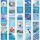 103062 шт Blue Sea Sky Ins Стиль наклейки эстетика для Скрапбукинг путешествия тетрадь для дневника ноутбук телефон декоротивная наклейка