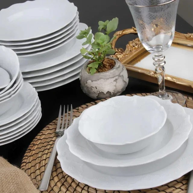 

Столовый сервиз Porland White Queen, из 24 предметов, 6 мест, 473154492
