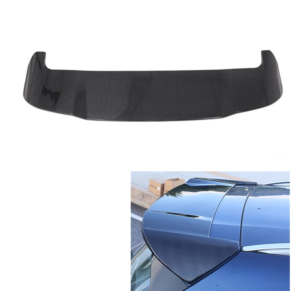 

For BMW X3 G01 2018-2019 Non X3M Rear Roof Spoiler Wing Carbon Fiber Look ABS Car Tail Gate Lid Trunk Window Trim Splitter Lip