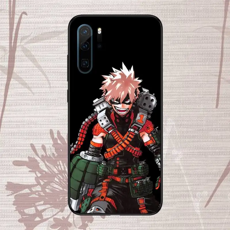 

Katsuki Bakugo BNHA Phone Case For Huawei P20 P30 P40 lite Pro P Smart 2019 Mate 10 20 Lite Pro Nova 5t