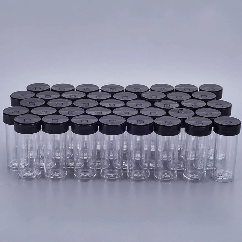 

40 Pcs Storage Tubes for Small Items Empty Storage Tubes Beads Container