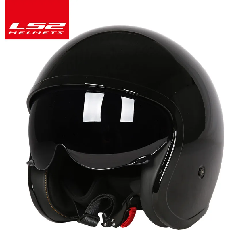 Ls2 OF599 шлемы Spitfire мотоциклетный шлем реактивный винтажный с открытым лицом ретро