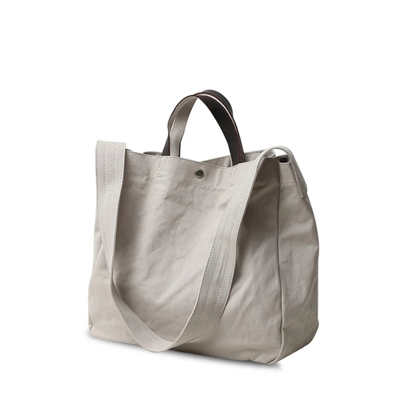 Холщовые женские сумки на плечо YFZ модные простые высококачественные ручные с