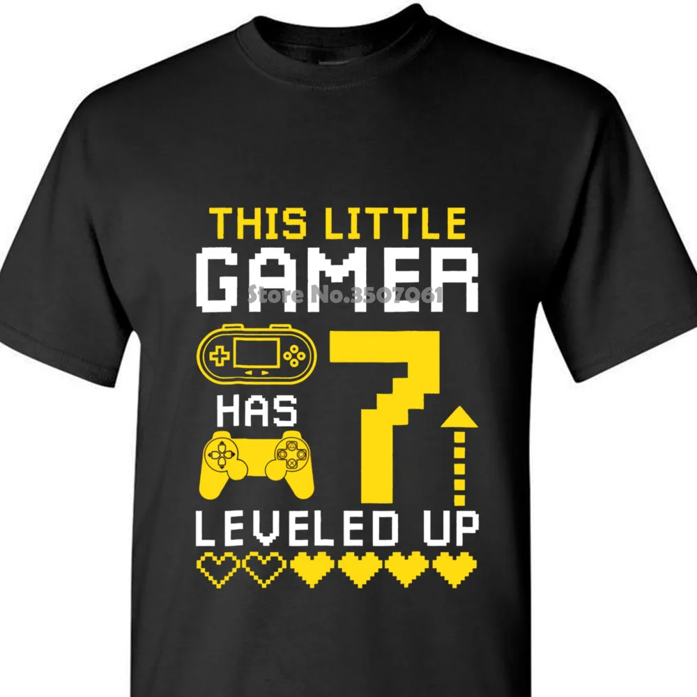 Детская футболка для мальчиков на день рождения 7 лет летняя зимняя фитнеса