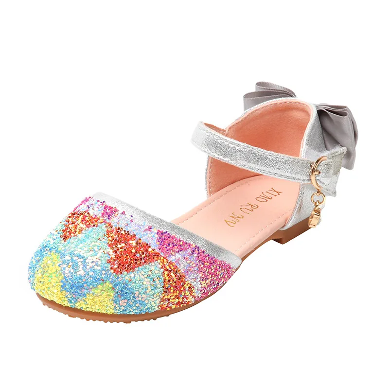 

MHYONS 2020 New Rhinestone Party Wedding Sandals Glitter Princess Girls Shoes for Girls Girls Sandals Shoes For Spring/Summer