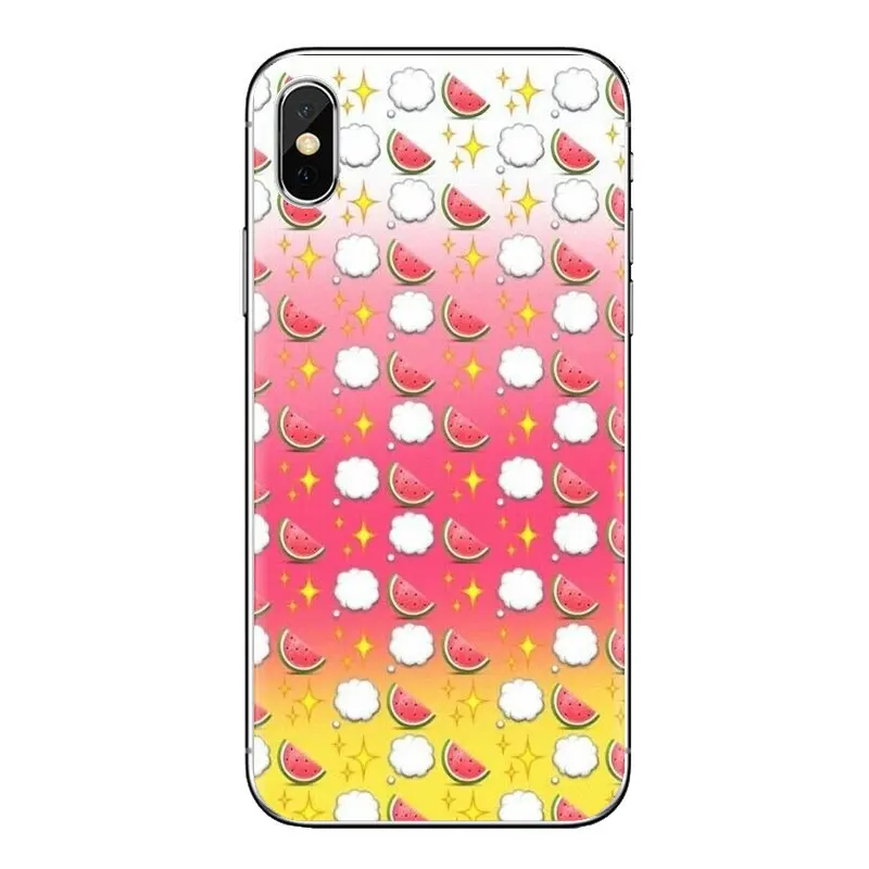 Cartoon Watermelon Fruit Summer TPU Case Covers For Sony Xperia Z Z1 Z2 Z3 Z5 compact M2 M4 M5 E3 T3 XA Aqua LG G4 G5 G3 G2 Mini |