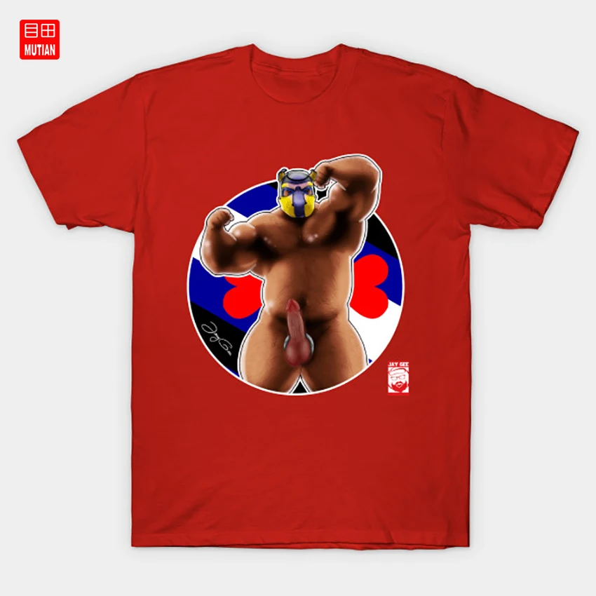 Футболка Истина мускул Медвежонок ЛГБТ гей щенок|Мужские футболки| |