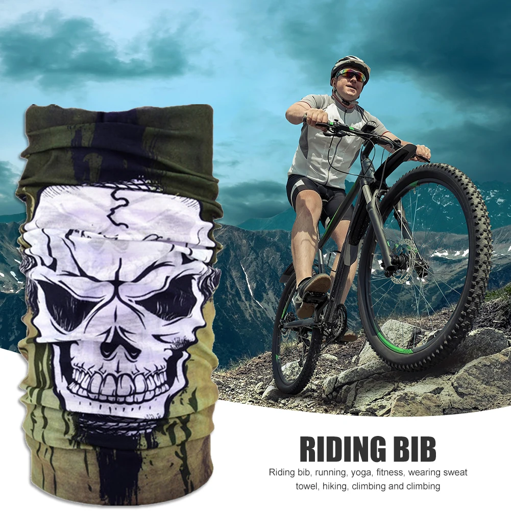 Печать велосипедов Велоспорт Спортивная маска для лица крышка шеи трубка