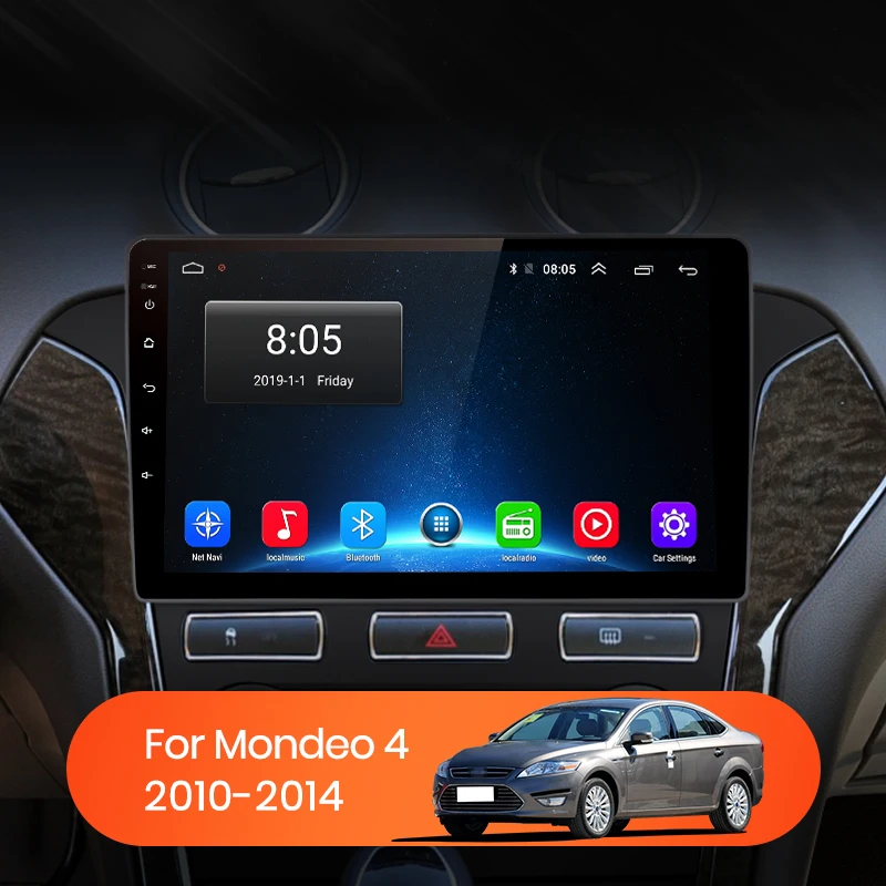 Автомагнитола AWESAFE PX9 для Ford Mondeo 4 2010-2014 мультимедийный видеоплеер с GPS 2din Android 10 0 2