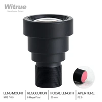 witrue 4k camera lens 8 megapixel m12 fixed lenses 35mm 11 8 inch with 650nm ir filter for action cameras
