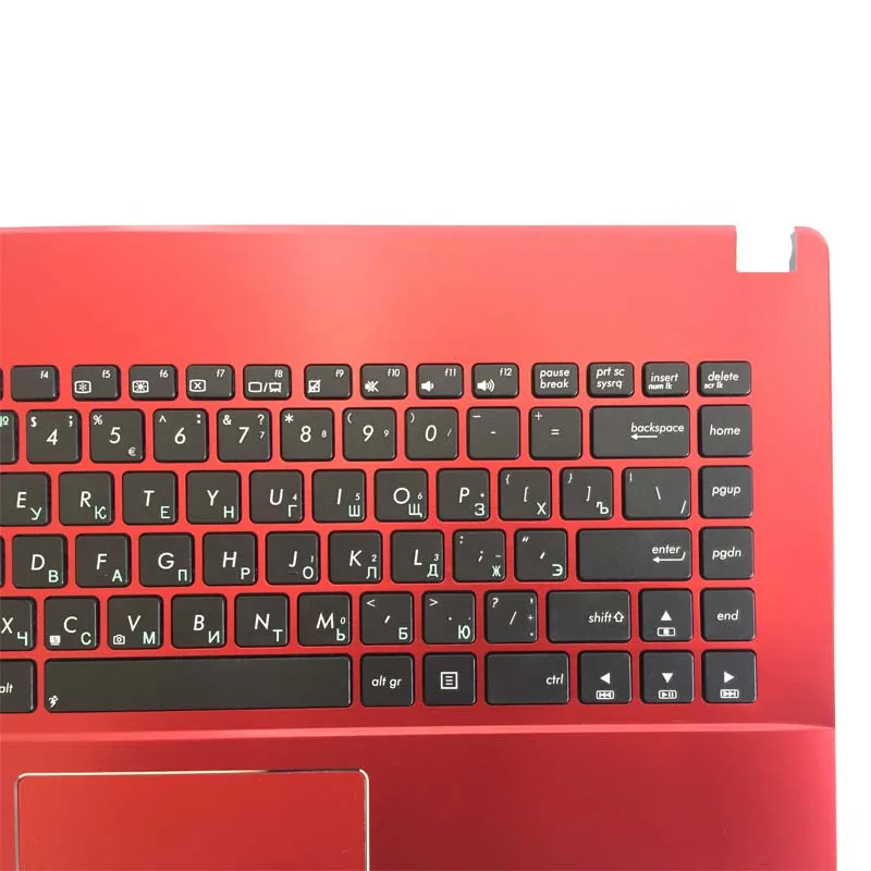 Новая русская клавиатура для ноутбука Asus X450 X450C X450CA X450CC X450CP X450L X450LA красная с