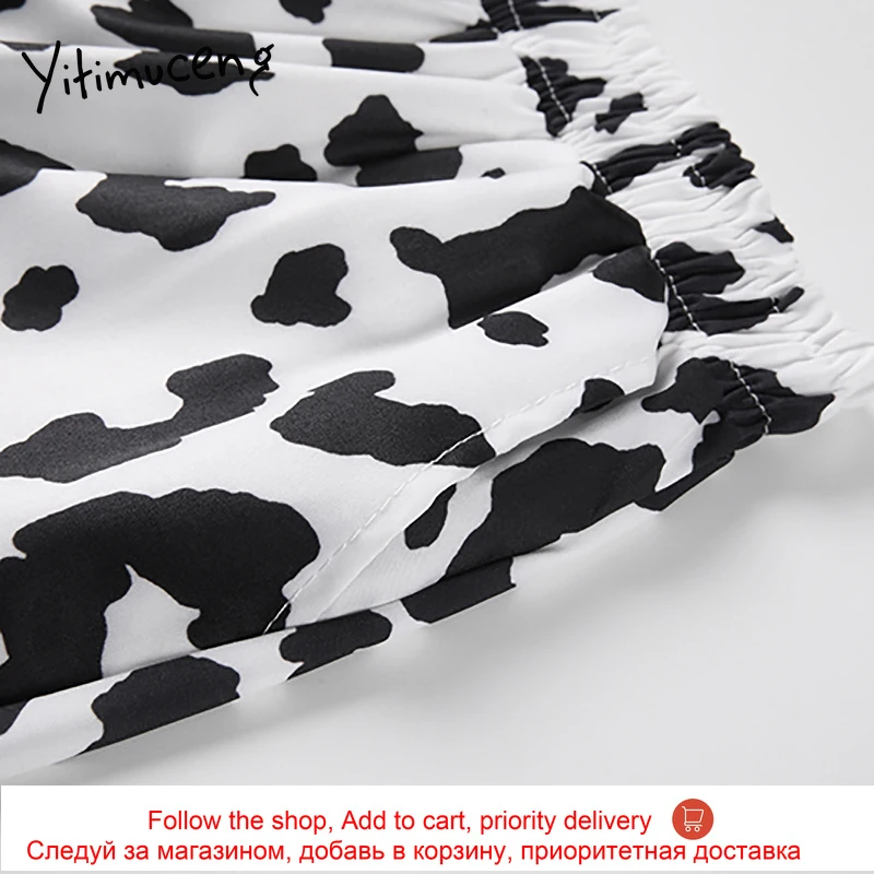 

Yitimuceng Vintage Pants For Womens Wide Leg Trousers Spring High Waist Comfortable Casual 2021 Korean New Fashion Streetwear