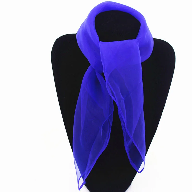 

1Pc Woman Fashion Trendy Solid Girls Chiffon Square Scarf Beach Shawl Sunscreen Lady Neck Warmer Wrap Bandana Colorful for Girls