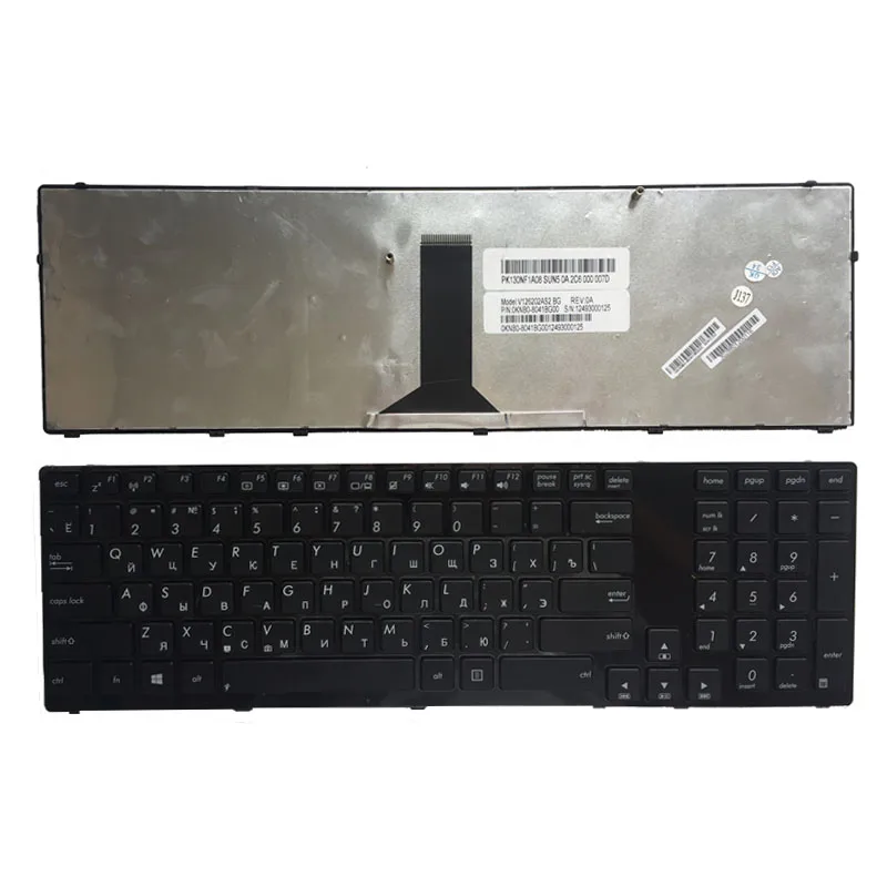 Русская клавиатура для ноутбука ASUS K93 K93S K93SM K93SV K95 K95V K95VB K95VJ K95VM RU черная