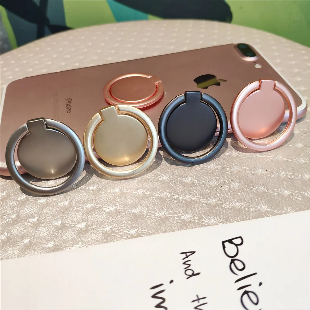 Круглый держатель телефона с кольцом на палец подставка для iPhone samsung поддержка Магнитная Автомобильная Подставка для телефона