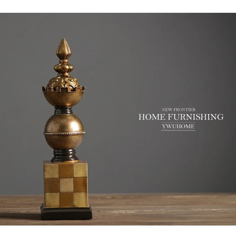 Американские деревенские Винтажные Украшения из смолы ремесло шахматные