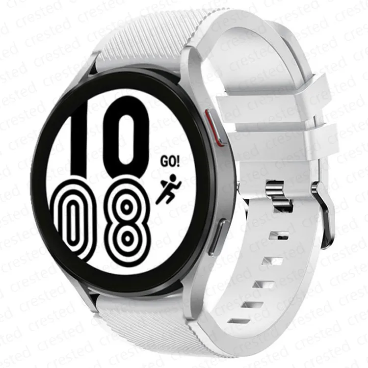 Фото Ремешок силиконовый для Samsung Galaxy Watch 4/Classic/46 мм/42 мм/active 2 Gear s3/S2, браслет для Huawei GT/2/GT2/3 Pro, 20 мм 22 мм №2