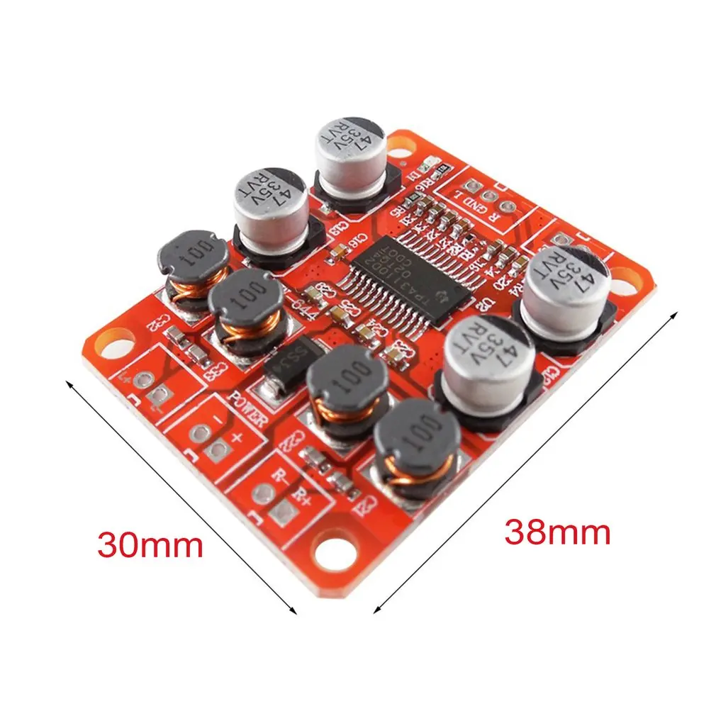 HW-644 TPA3110 Chip Digital Power Amplifier Module 2x15W Dual Channel Stereo Sound DIY Speaker Board | Электроника