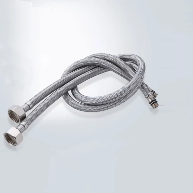 

Faucet Hose 50-60 CM Flexible Plumbing Hose Faucets 1/2 ",3/8" Line Tubing Stainless Steel Bathroom Water Supply Line Hose