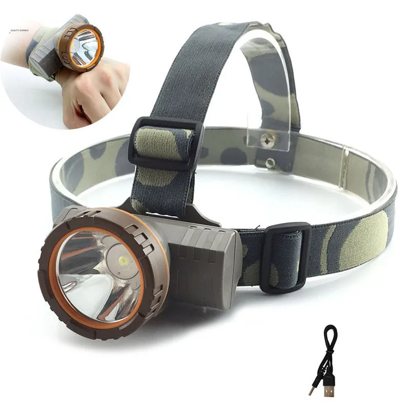 Мощный светодиодный фара фары Flash светильник налобный фонарь лампа для рыбалки